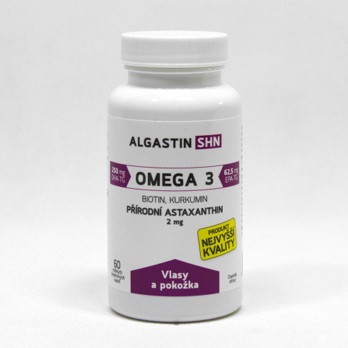 Algamo Astaxanthin SHN - Vlasy a pokožka (prémiová řada 2mg)